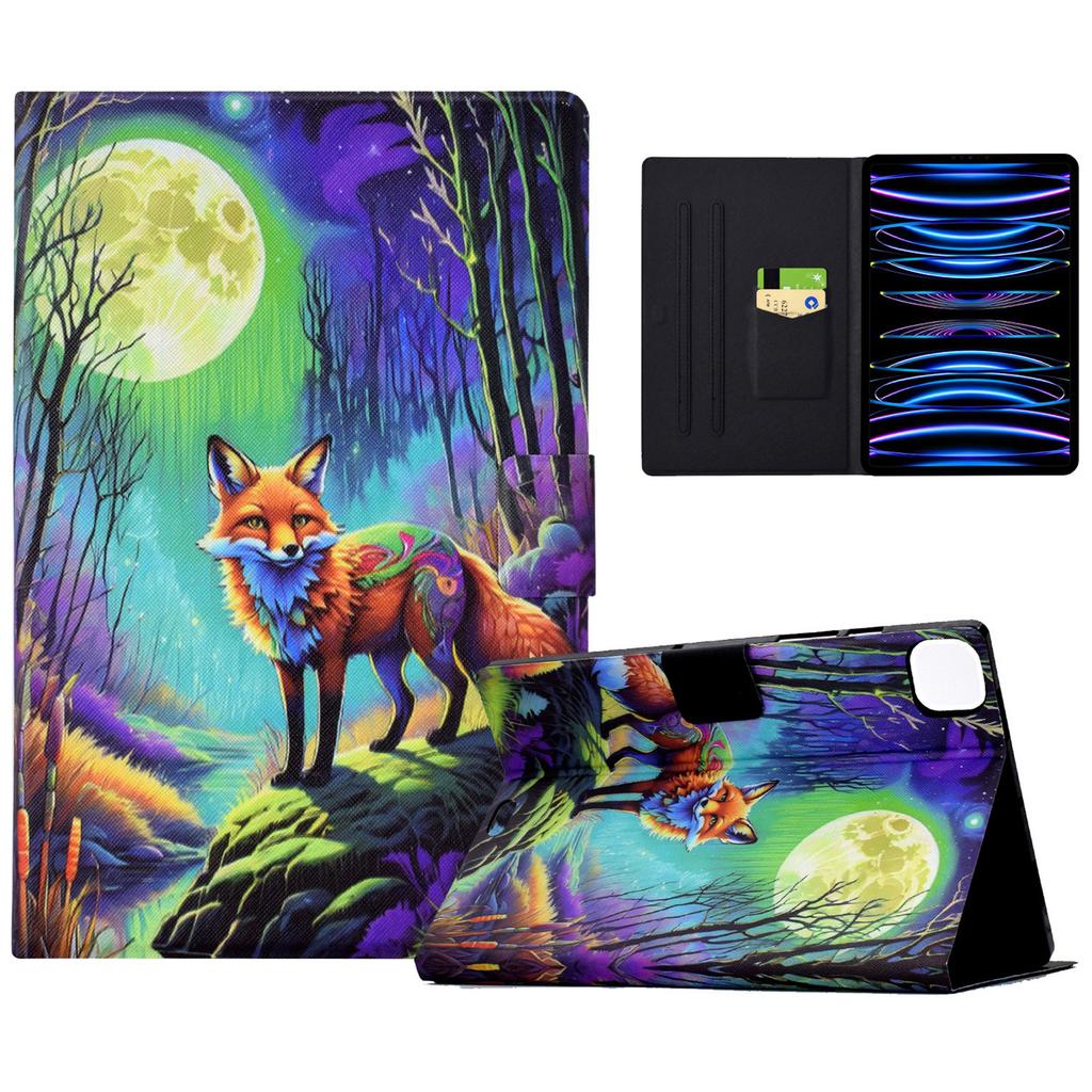 For iPad Air 11 (2025)/(2024)/Air (2022)/(2020)/Pro 11 (2020)/(2018) Case PU Leather Pattern Folio Smart Tablet Cover