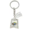 Creative Alloy Seashell and Pearl Keychain Pendant