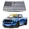 US Flag Car Sun Shade Windshield Window Sunshade Cover For Toyota Tacoma 2024+