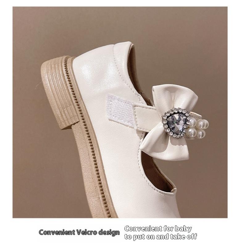Spring New Fashion Girls Versatile Casual Comfortable Soft-soled Leather Shoes