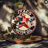Vintage Texaco Oil Metal Tin Sign Garage Wall Art Decor 7.8 Inch