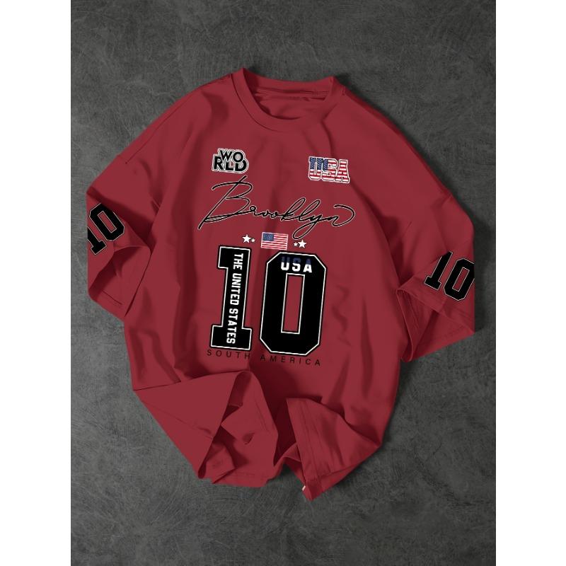 2025 Summer New Men's T-shirt Casual sporty breathable lightweight digital print Men's T-shirt