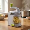 HandCranked Vegetable Cutter Transparent Chamber Manual Shredder