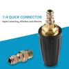 Pressure Washer Tips Turbo Nozzle 4000psi Max Rotating Pressure Washer Nozzle with 1/4'' Quick