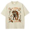 Tigerprint Damen T-Shirt Unisex Neu Oversized Sh