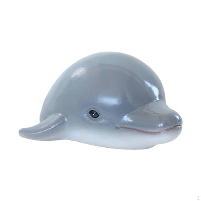 Buoyant Dolphin Ornament Authentic Head Statue Outdoor Use for Garden