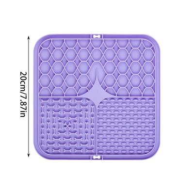 Pet Lick Silicone Mat for Dogs Pet Slow Food Plate Dog Bathing Distraction Silicone Dog Sucker Food Training Dog Feeder Supplies
