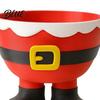 PLA Christmas Ornament 3D Printed Santa Claus Storage Bowl Creative Candy Bowl for Holiday Kitchen Accessory Parties Decorative Snacks Cookies