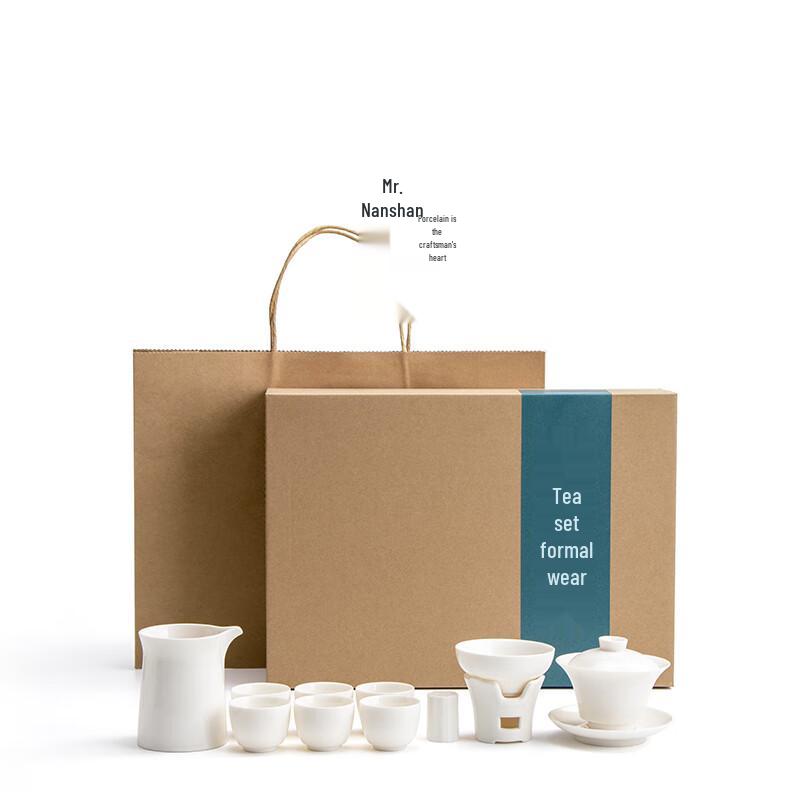 

Nanshan White Porcelain Kung Fu Tea Set