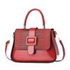 Trendy Crocodile Texture Handbag With Large Capacity And Chic Urban Minimalist Style Ideal For Daily Outfits