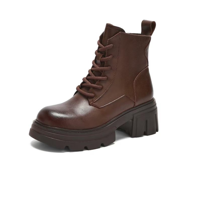 Slimming Shoes Versatile Boots New Women's Shoes Height-increasing Thick-heeled Ankle Boots Fashionable Boots