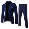 2023 Men's Two-Piece Wedding & Best Man Suit Set: Casual Jacket & Pants