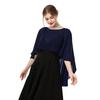 Soft Drape Blouse for Air Conditioned Rooms Women's Shawls And Wraps Evening Dress, Chiffon Shawl, Elegant Sophisticated Office Casual Wear