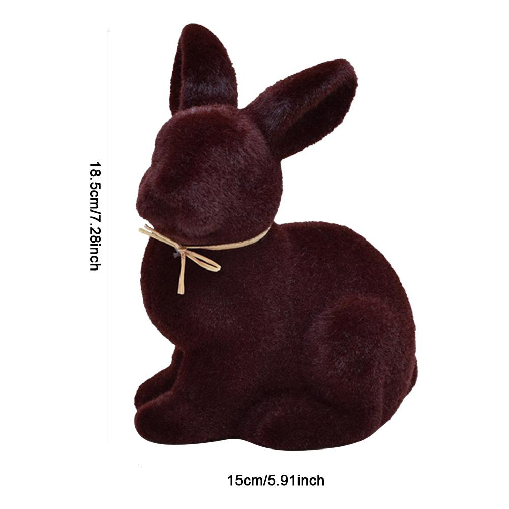 Simulation Moss Foam Easter Bunny Decor Easter Moss Rabbit Figurine Artificial Moss Rabbit Easter Figurine Rabbit Bunny Figurine