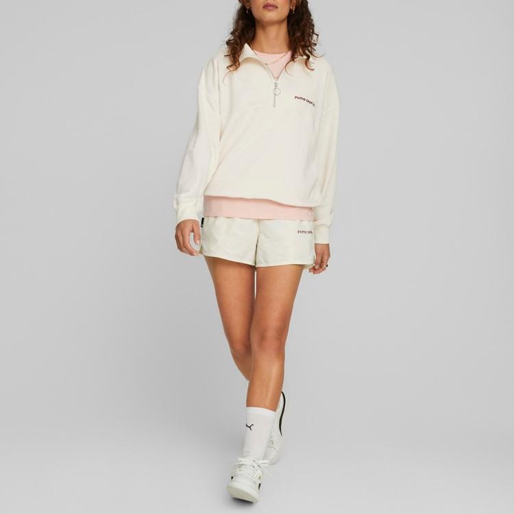 New PUMA Casual Shorts Women's Pure White 620598-65