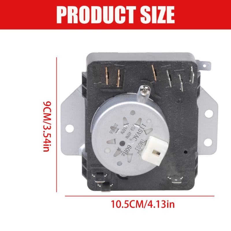 High Precisions Laundry Timer Metal Construction Wear Resistant Laundry Timer Suitable for Drying Time Adjustment