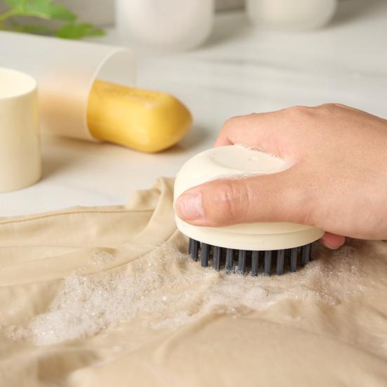 Portable Soap Dish Sealed Storage Box with Cleaning Brush Large Capacity Dustproof Portable Travel Soap Organizer