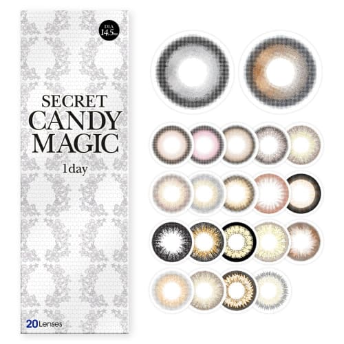 

[Previous Product] [Official Store Exclusive] Secret Candy Magic 1-Day Color Contact Lenses [20 Lenses] No. 03 Brown PWR: }0.00 [Prescription/Non-Pres