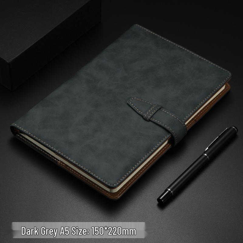 

Роскошный настраиваемый блокнот формата А5 с креативной застежкой и возможностями нанесения логотипа