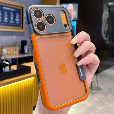 For iPhone17 Air 16 15 14 13 12 11 Pro Max Plus Phone Case Colorful PC Bumper Frame Lens Protection Cover for iPhone 17 Pro Max