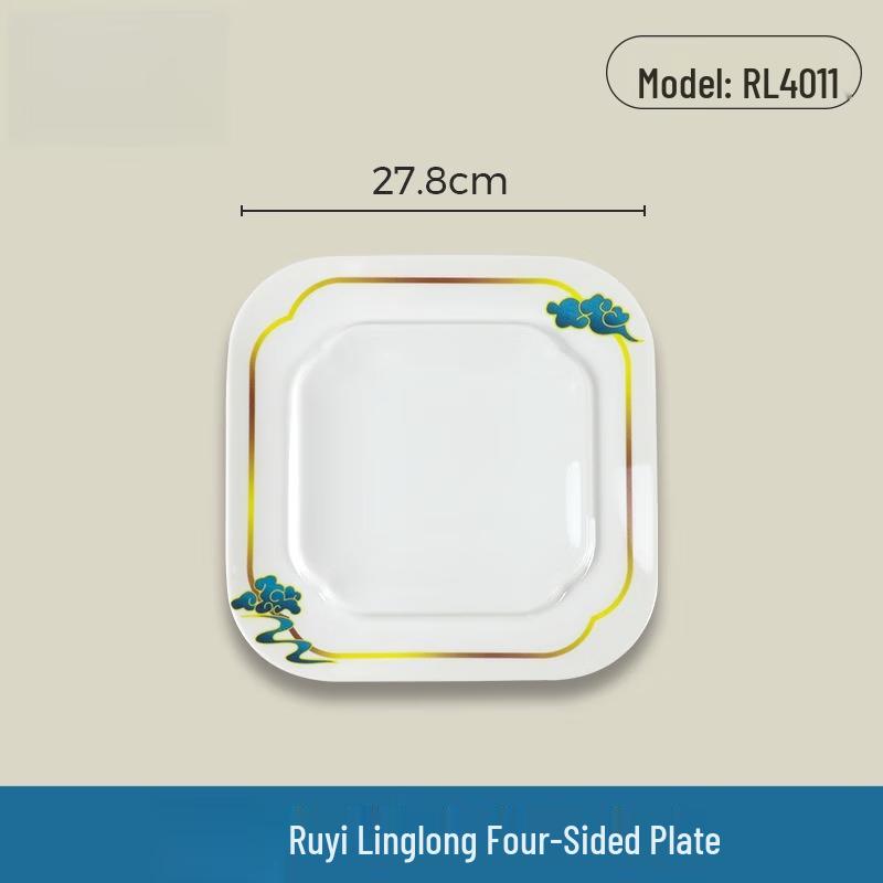 Wuhe Chinese Melamine Dining Plate
