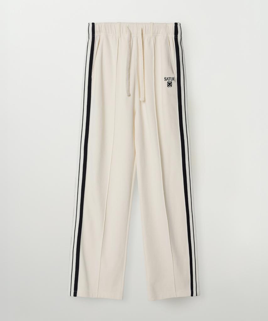 Seteo Lawton Lining Track Pants Cream Black