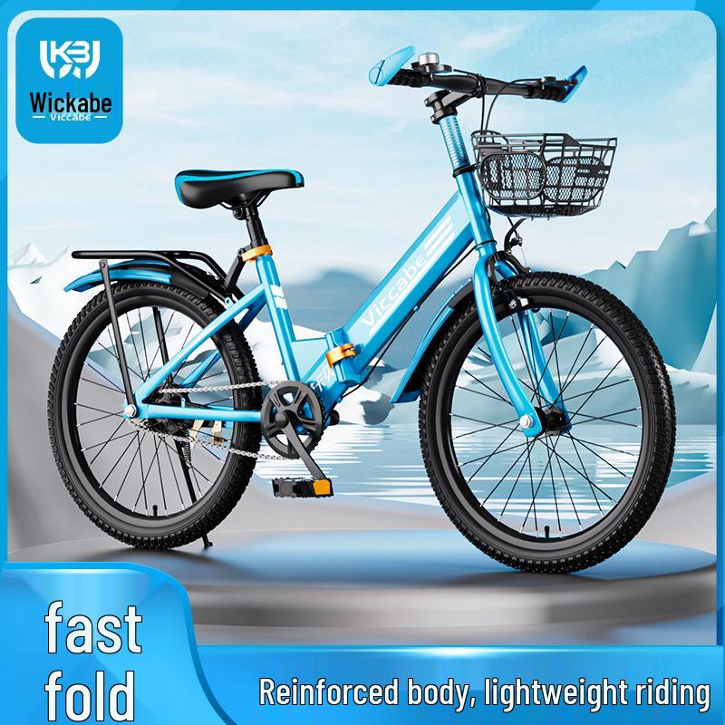 Foldable Mountain Bike for Older Kids - Variable Speed