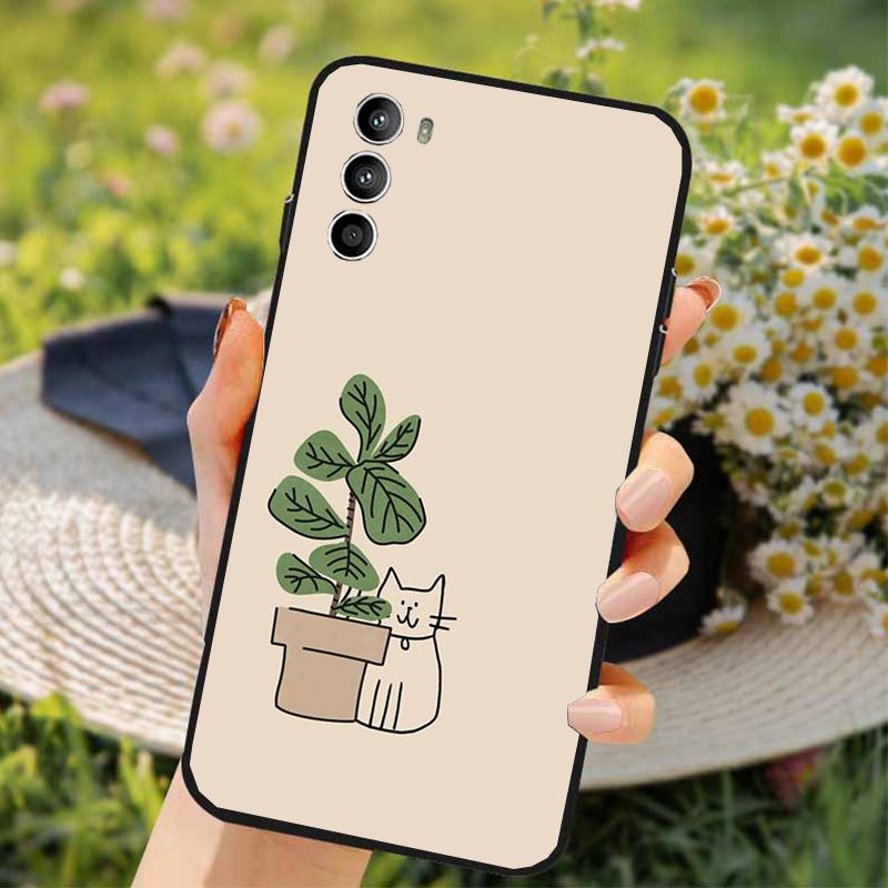 Fun Cat Phone Case For Moto G85 G55 G05 G14 G75 G31 G50 G52 G60 G13 G32 G84 G54 G53 G72 G24 Power
