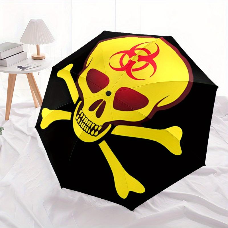 1 Stück Resident Evil Winddichter Automatischer Regenschirm, Tragbares FaltDesign, Leicht für Damen/Herren Geschenk a0811278