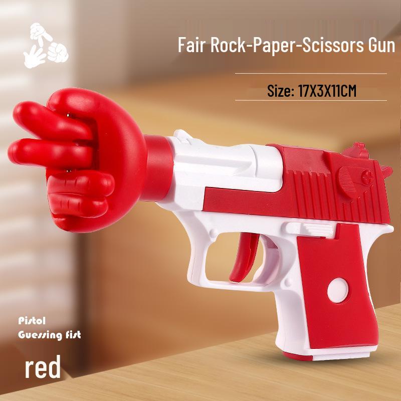 Desert Eagle Style 3D Wooden Fish Decompression Toy Gun