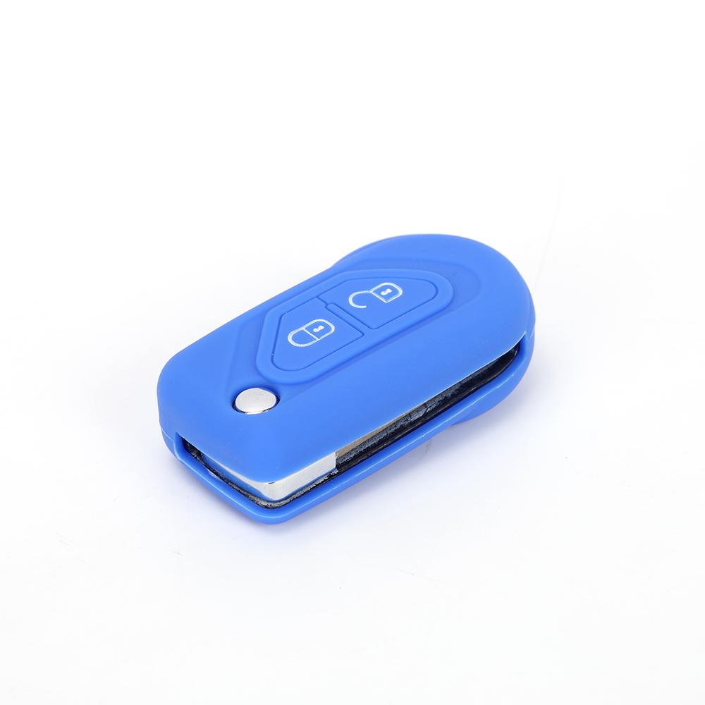 1 PC 2 Buttons Silicone Car Remote Flip Key Fob Shell Cover Case For Citroen DS3 Skin HU83 Blade Older Protector