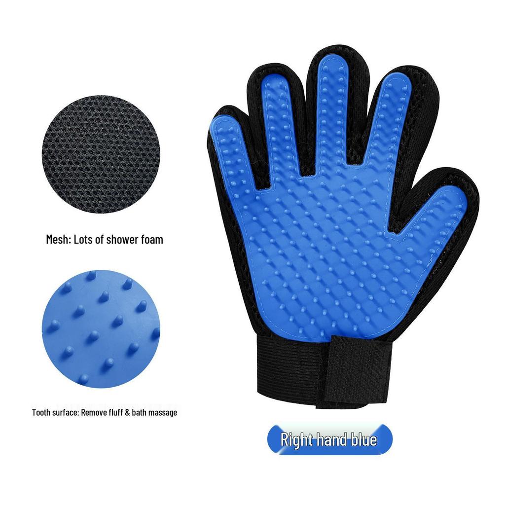 Rukavice pro péči o kočku: Odstraňování chloupků, čisticí a koupací kartáč