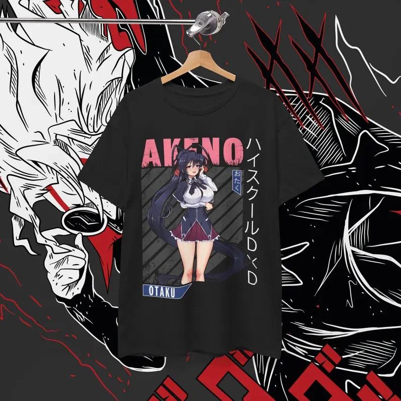 High School Fanmade Akeno Girl Anime Waifu Cosplay Unisex TShirt Gift Unisex 3 S