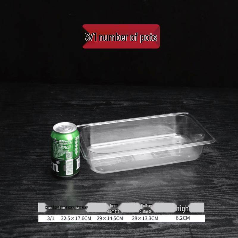Acrylic Rectangular Food Pan