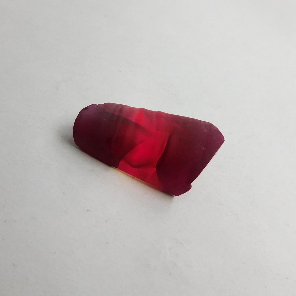 Ruby Rough CERTIFIED Red 49.25 Ct Natural Uncut Huge Size Loose Gemstone P-1043-Sa