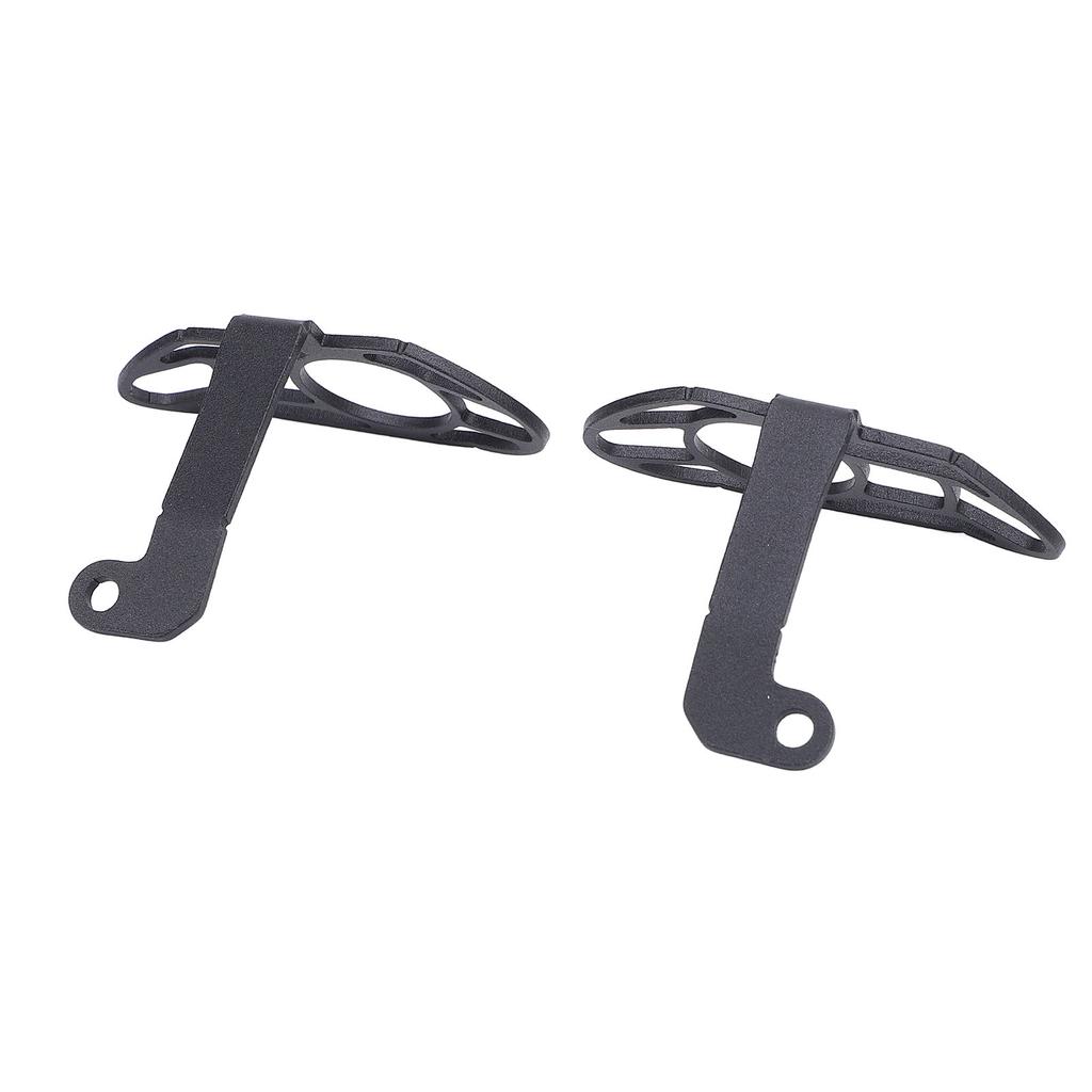 Motorcycle Front Turn Signal Light Protective Cover Black Front Turn Signal Indicator Light Grill Protector Cover