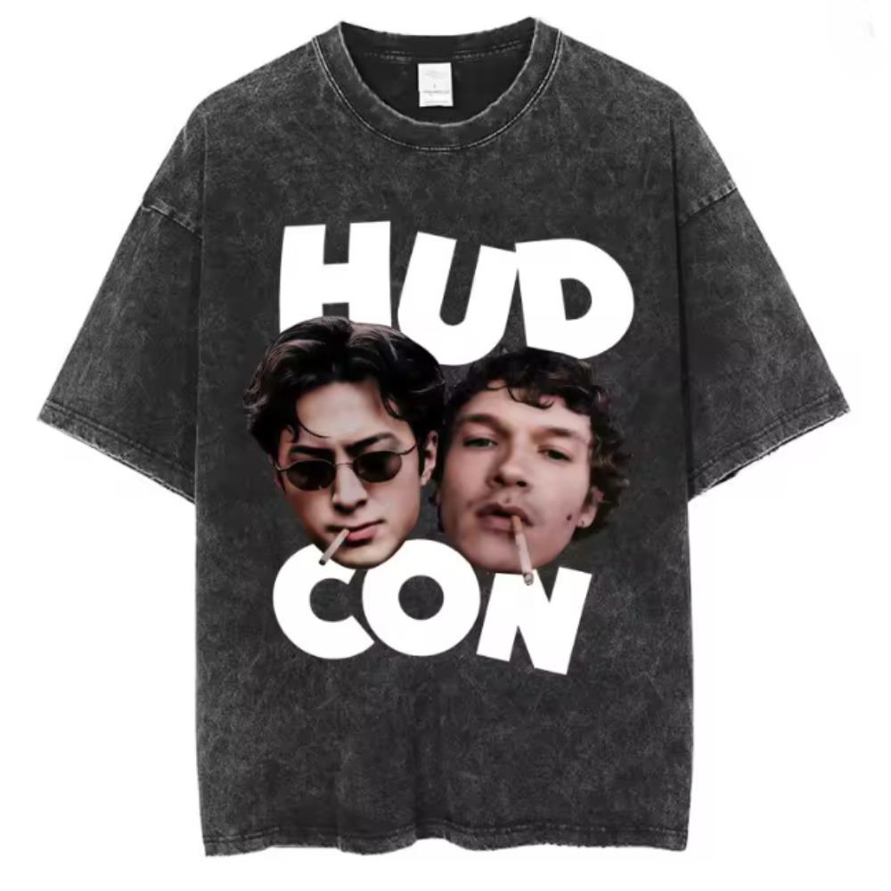 Please Talk To Me About Tv Heated Rivalry Washed Tshirt Mens Fashion Oversized Cotton Vintage T Shirts