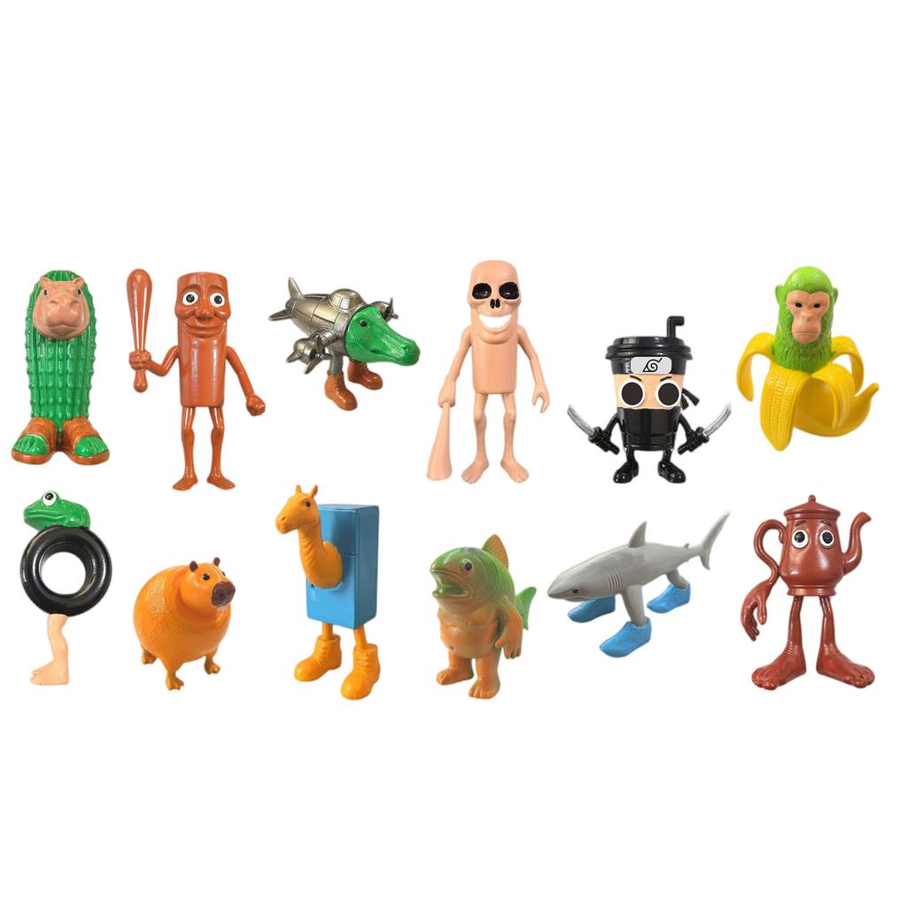 Small Dolls Kit Ornaments Model Doll ABS Decoration Children's Toy Gift