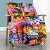 Dora Explorer Personalized Name Blanket Throw Customizable Blanket Ultra-Soft Throw For Home Decor Living Room Sofa Couch All-Season Use