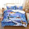 2024 Christmas Boys Cartoon Duvet Cover Pillowcase Bedroom Textile Decor 200x200cm Duvet Cover Bed Set Quilt Cover Pillowcase