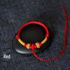 Lucky Baby Adjustable Woven Bracelet - Soft Red Rope for First Birthday, DIY for Boys and Girls