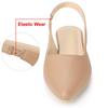 Allegra K Women's Nude Pointed Toe Slingback Flat Pumps, Size 26.0 Cm