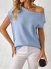 2025 New Collection! Women's Y2K - Inspired Summer Knitted Pullover Sweater Top, Blending Retro Charm with Modern Style