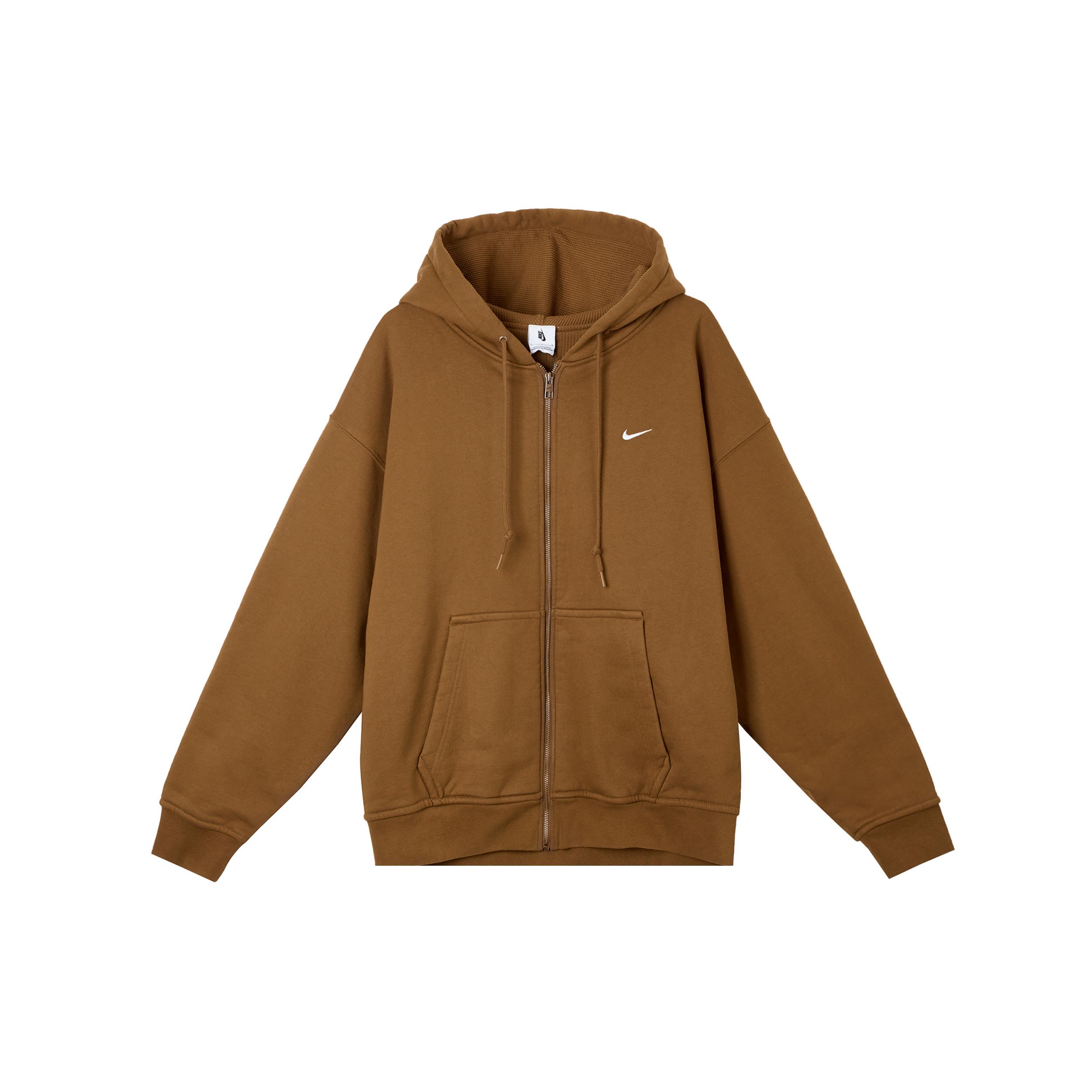 Мужские легкие куртки и пальто Nike Solo Swoosh Цвет: Светлый Британский Умбра FZ1165-281 2XL
