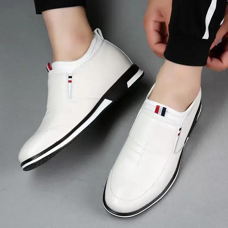 Leather Men Shoes Business Leisure Shoes for Men Breathable Loafers Easy-Wearing Male Comfort Flats Fashion New Men Shoes