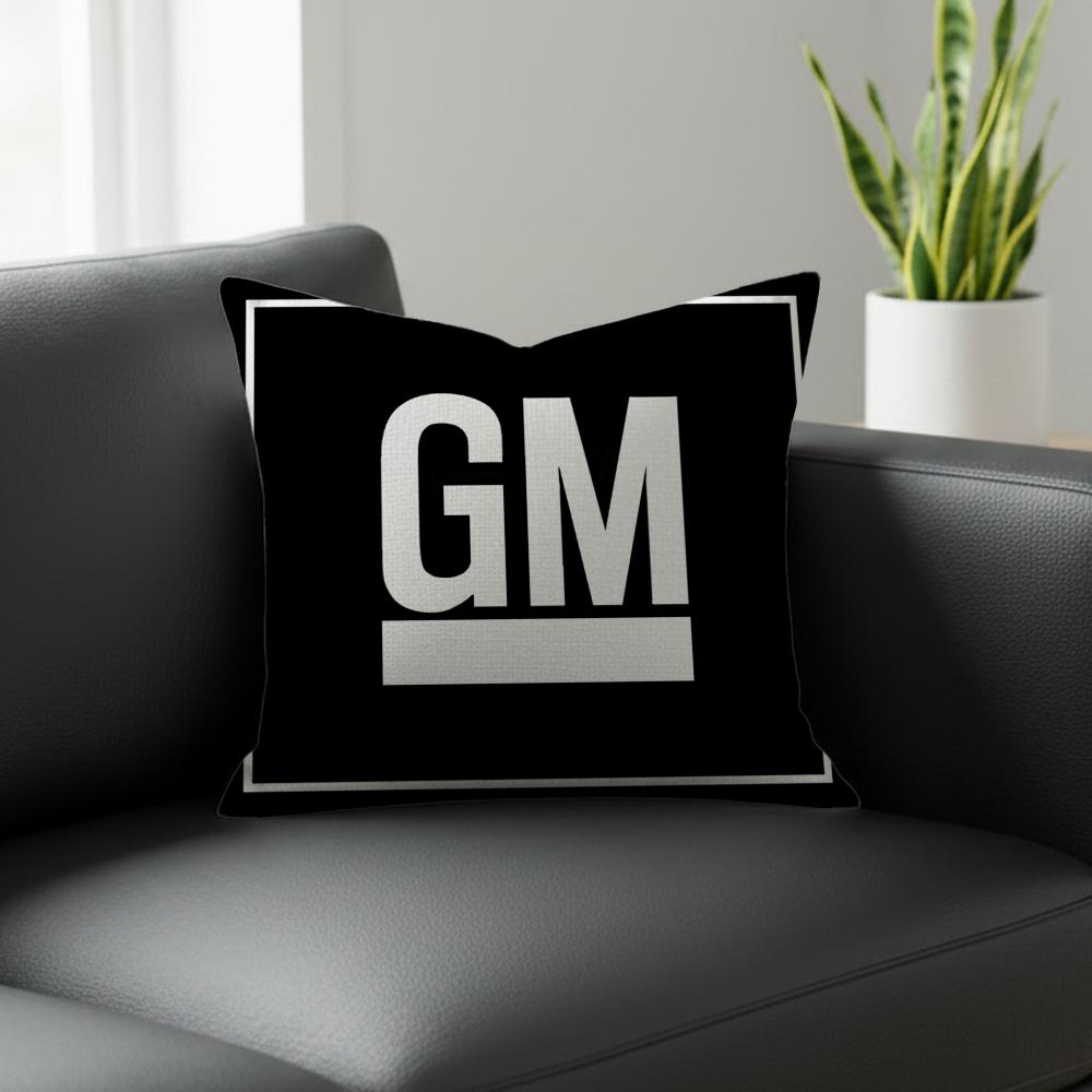 Brand General Motors Cushion Cover Natural Linen Pillowcase Set AllinOne Decor for Sofa Bedroom  Chair