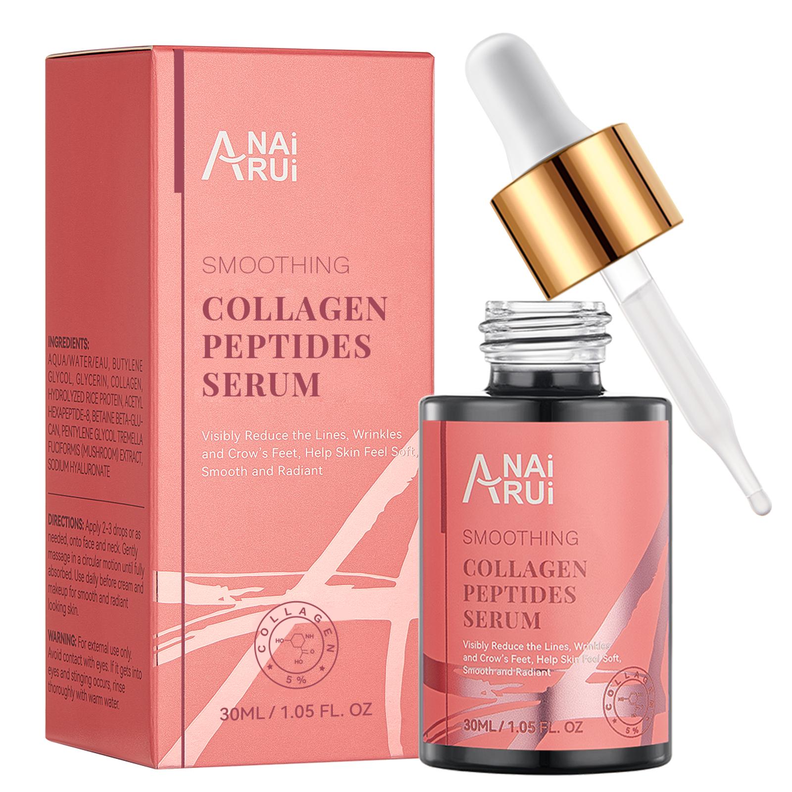 ANAiRUi Collagen Serum Containing Hyaluronic Acid & Peptide, Daily Facial Care 30ml