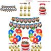 Roblox Birthday Party Supplies Kit Featuring Vibrant Banner Balloons And Cake Toppers For Kids