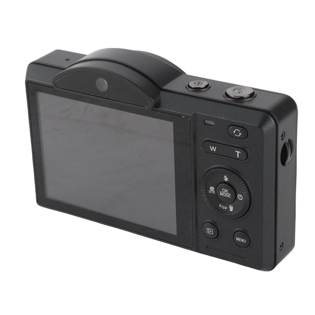 4K Digital Camera 80MP WiFi Vlog Camera with 18X Digital Zoom Built In Flash Dual Lens Selfie Auto Camera for Travel Photography