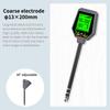 6 In 1 Soil Meter Digital pHECLightMoistureFertility Temperature Tester Thermometer Removable